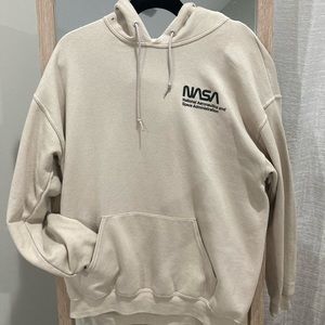NASA Cream Hoodie